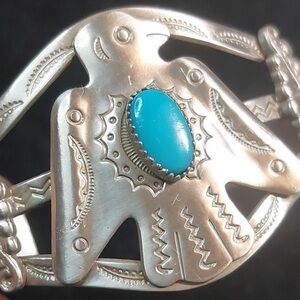 Silver Thunderbird Cuff Bracelet